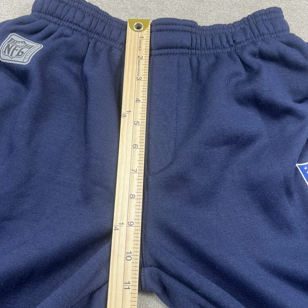 NFL Team Apparel Boys Joggers Size 14-16 Navy Blue Fleece Sweatpants NWT